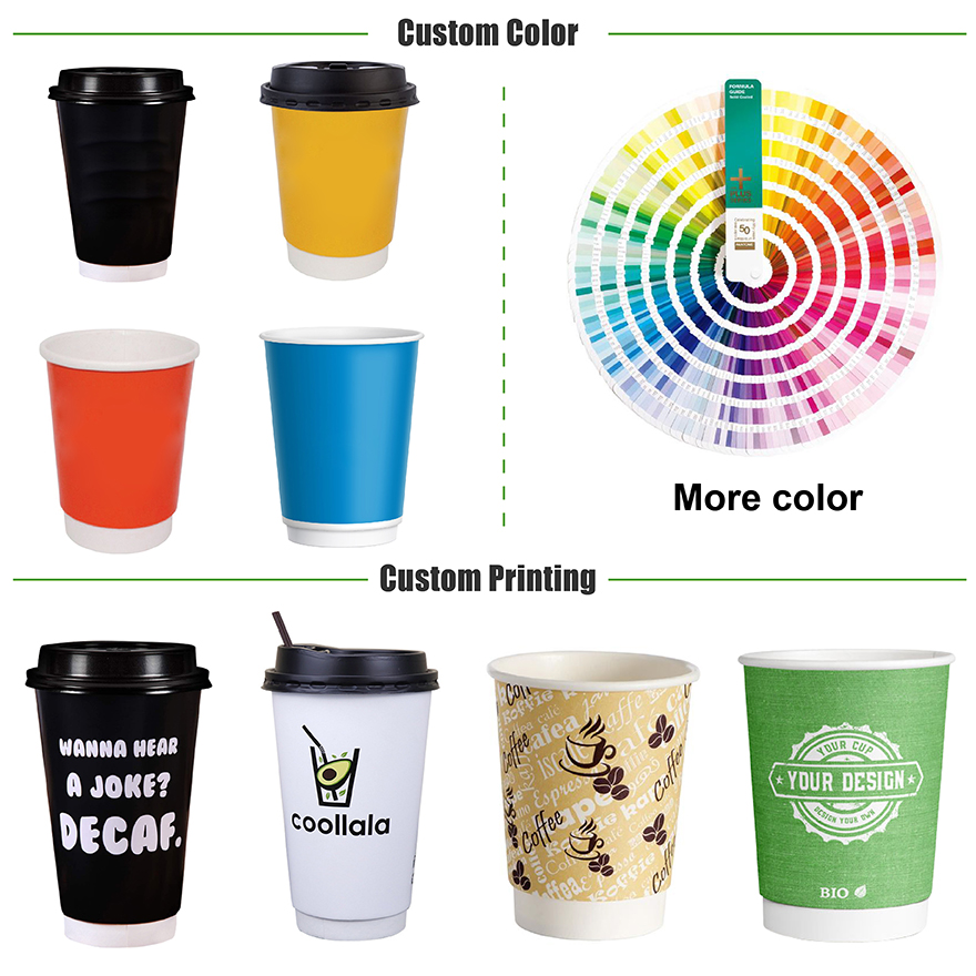 Kağıt fincan CMYK renkleri hakkında bir şey