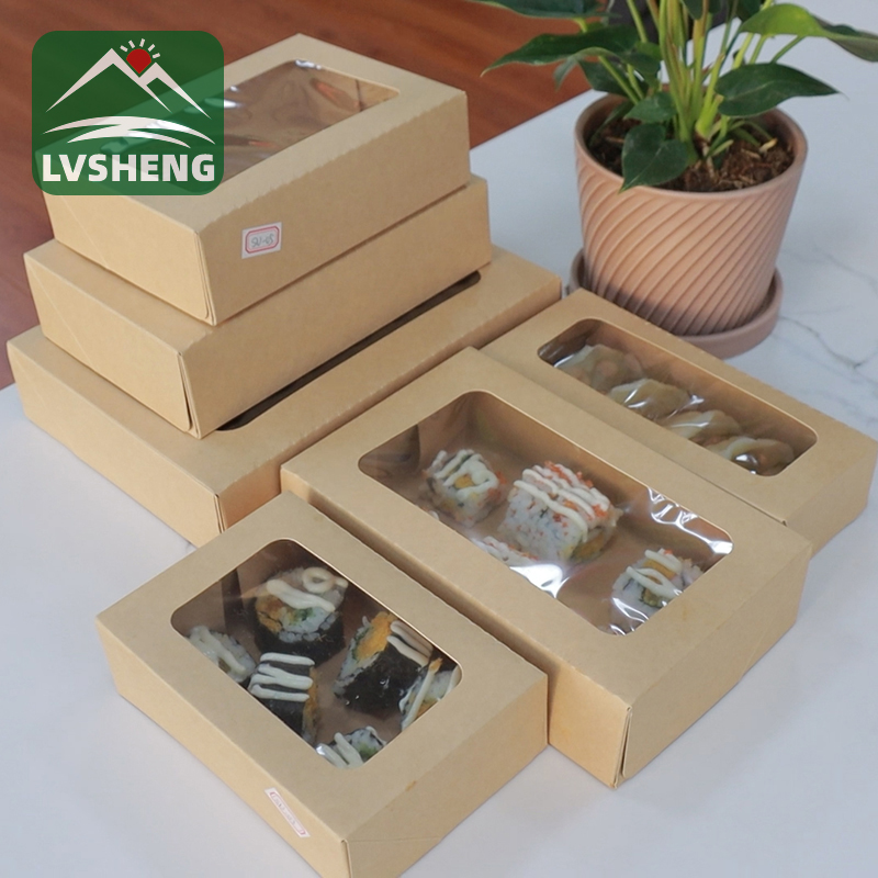 Xiamen Lvsheng Fabrikası'ndan yeni ürünler -Sushi Togo kutusu açık pencereli