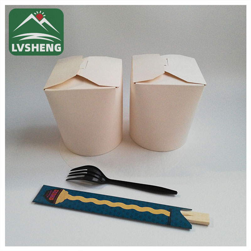 Paket servisi olan kağıt kase için kahverengi kağıt kase