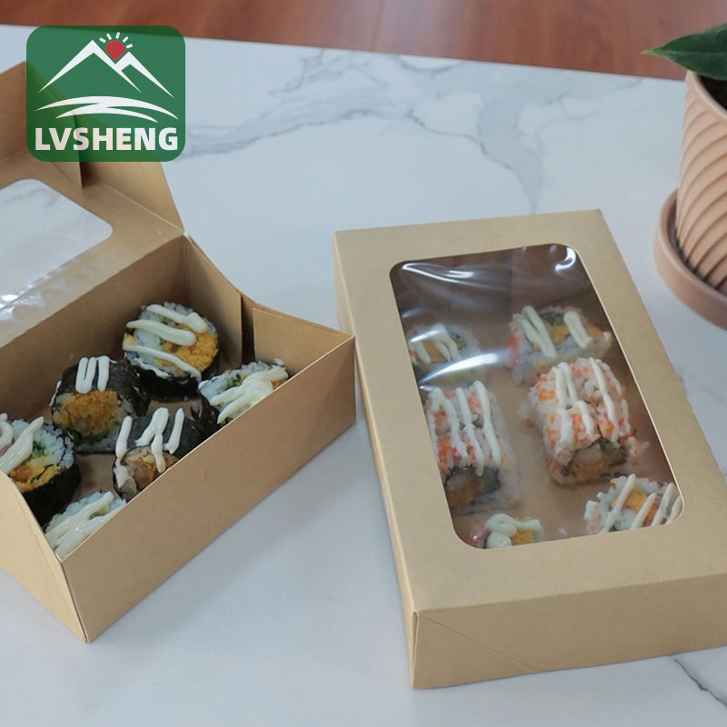 Çevre dostu tek kullanımlık öğle yemeği kutuları