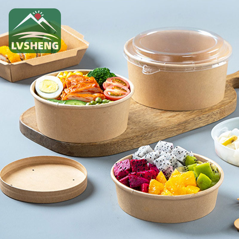 Kraft Kağıt Salata Kasesi